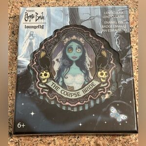 Loungefly Corpse Bride Emily Lenticular 3" Collector Box Pin Limited Ed 1600 NEW